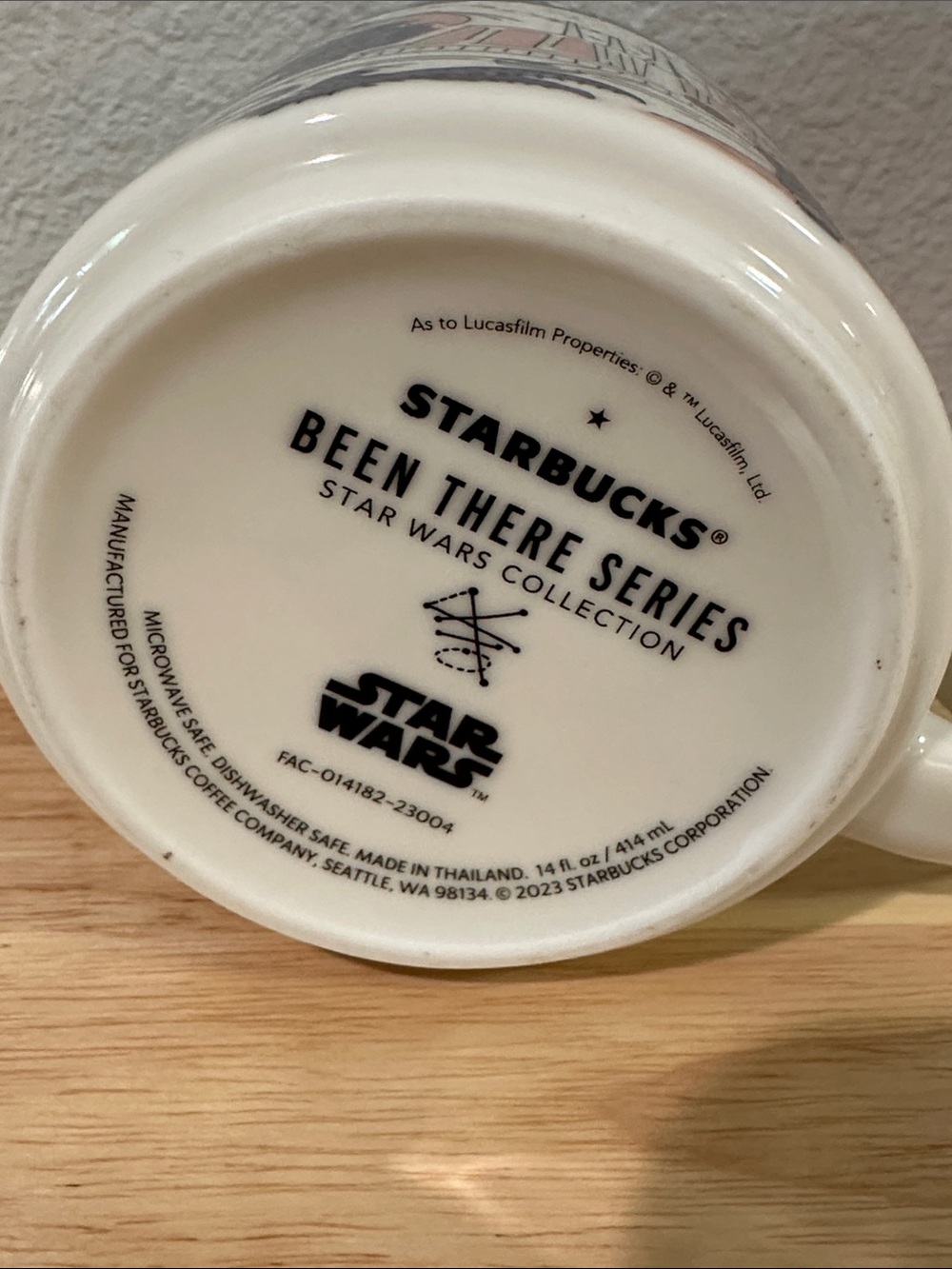 Starbucks Disney Parks Coruscant Been There Series Mug Like New - Picture 9 of 10